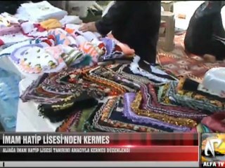 Aliağa İmam Hatip Lisesi Kermes Düzenledi