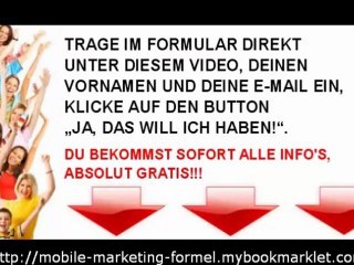 Mobile Smartphone Werbung für Insider!