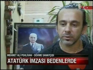TATTOOMİX ATATÜRK İMZALI DÖVMELER (FOX HABER)