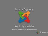 Seçilmiş İçerik - Joomla Anasayfa Menü Makale