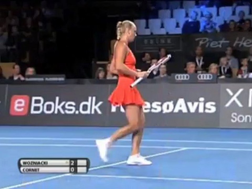 Kopenhagen: Wozniacki demontiert Cornet in der Heimat