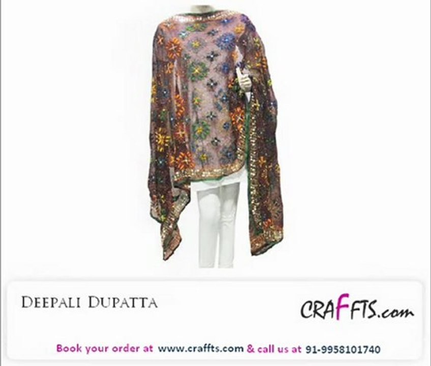 Phulkari Dupatta's Collection at Craffts.com