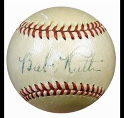 SE Limited by Michael Jordan aND Babe Ruth Autographed