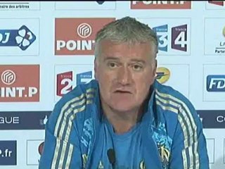 ITW de Didier Deschamps vendredi 13/04