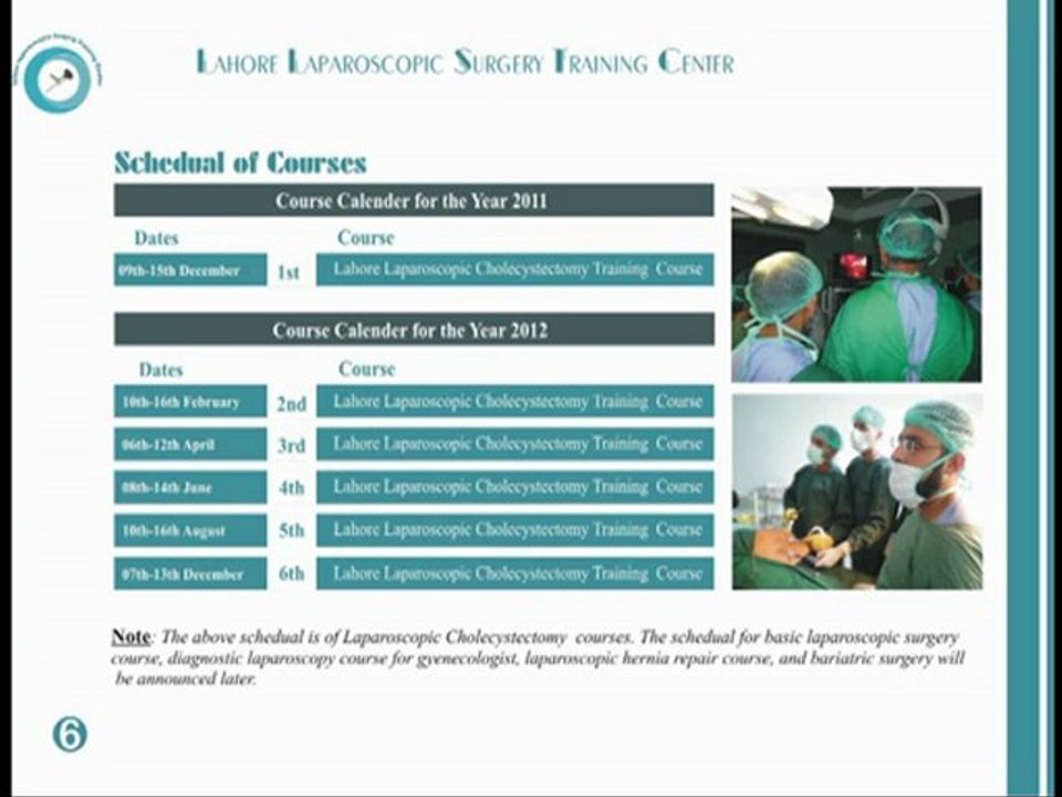 Laparoscopic Surgery Training Center Lahore Pakistan