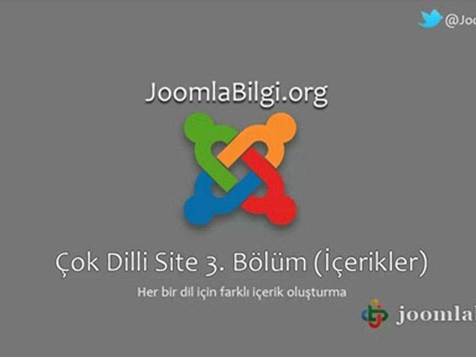 Joomla Çoklu Dil 3/3