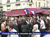 J-1 avant la Concorde: Fillon à la rencontre des Parisiens