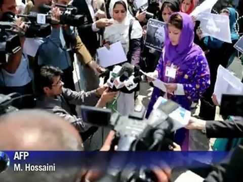 Manifestation à Kaboul après le meurtre de 5 femmes afghanes