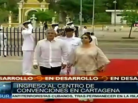 Ingreso de presidentes a VI Cumbre de las Américas