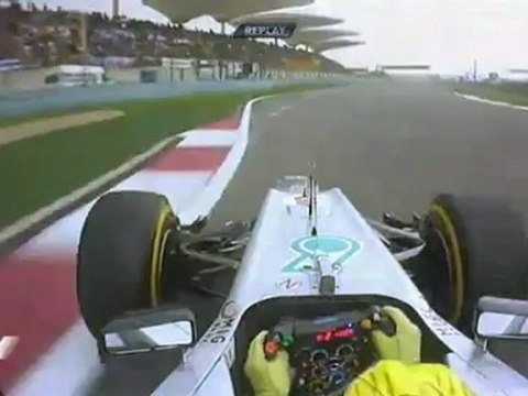Nico Rosberg Pole Lap China 2012