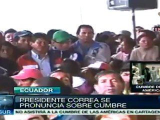 Haber sido explotados no nos hace más ni menos (Correa)