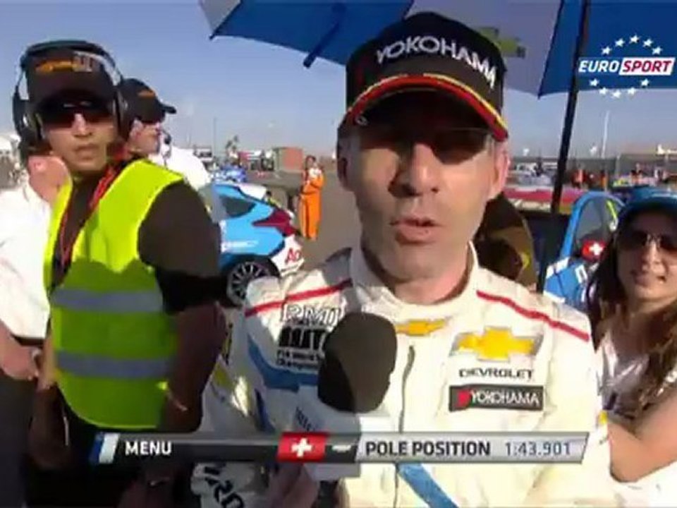 Marrakech, Alain Menu took pole