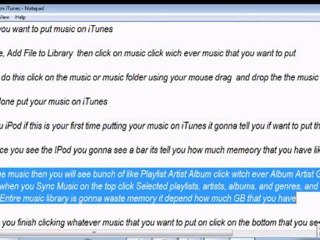 How to Put Music on iTunes and on iPod