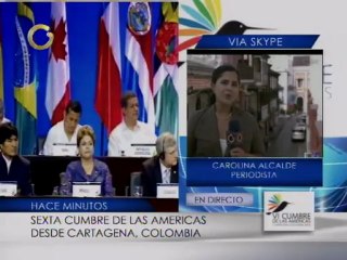 Inaugurada la VI cumbre de las Américas en Cartagena