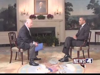 News 4's Larry Conners sits down with President Obama KMOV St. Louis