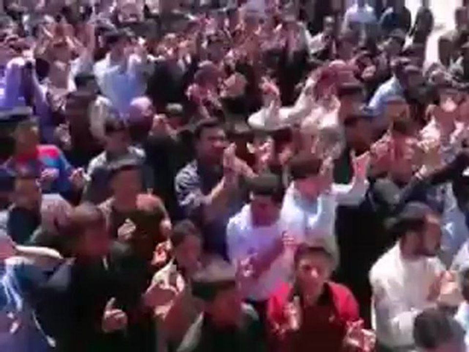 فري برس ريف حماه المحتل مظاهرة اللطامنة مدينة المئة شهيد 14 04 2012 Hama
