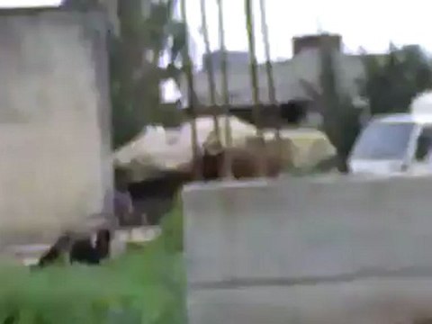 فري برس حماة المحتلة قسطون الجيش في مبنى الارشادية الزراعية 14 4 2012 Hama