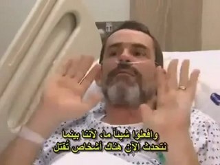 Journalist Paul Connery speaks about his inside Babaamr   مترجمHoms massacre  SFP Syria  Homs