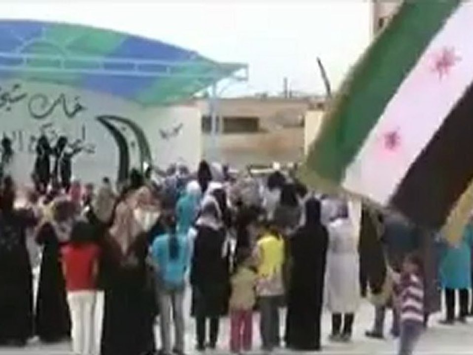 فري برس ادلب خان شيخون حرائر خان شيخون 14 4 2012 Idlib