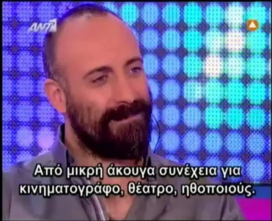 Halit Ergenc & Berguzar Korel on Greece TV ANT1  10.30.2010
