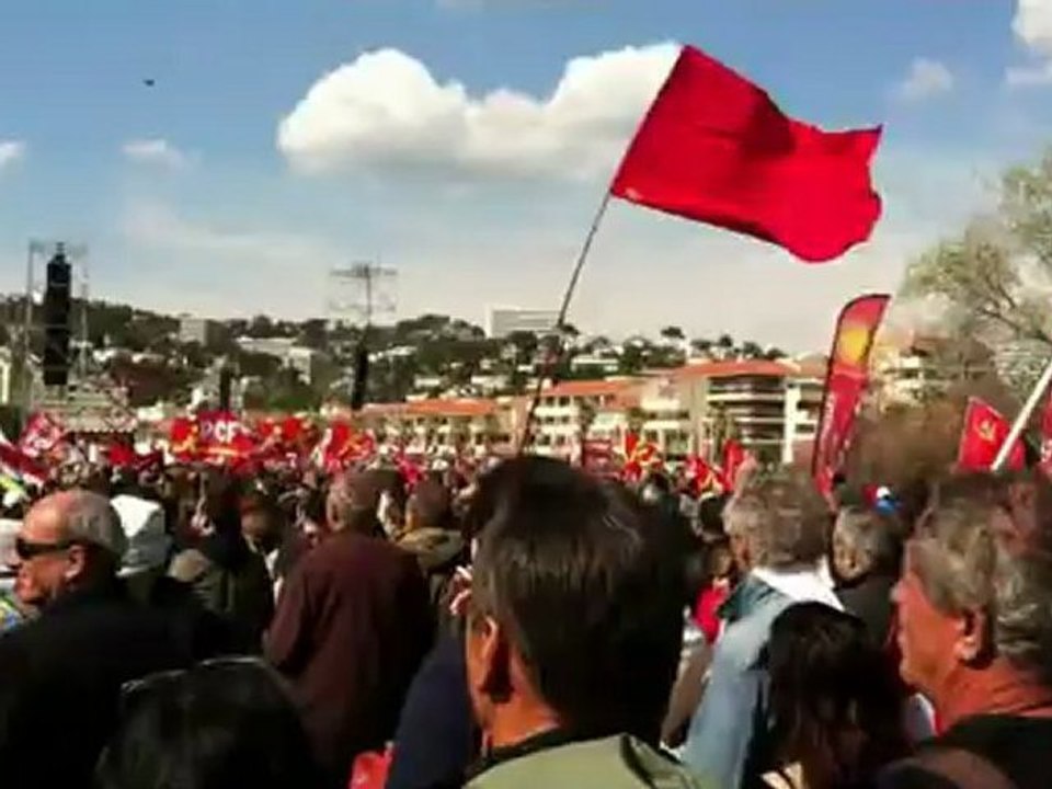 FDG Mélenchon Marseille 14 avril 2012