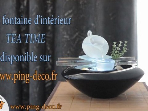 Fontaine d'intérieur Tea time, objet déco idéale pour une ambiance zen - ping-deco.fr
