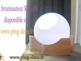 Brumisateur Kasumi : diffuser des huiles essentielles et lumière d'ambiance - www.ping-deco.fr