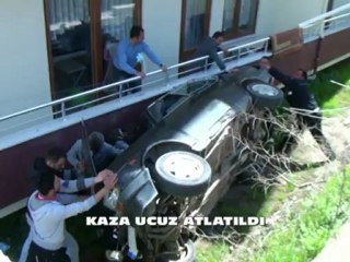 kaza ucuz atlatıldı