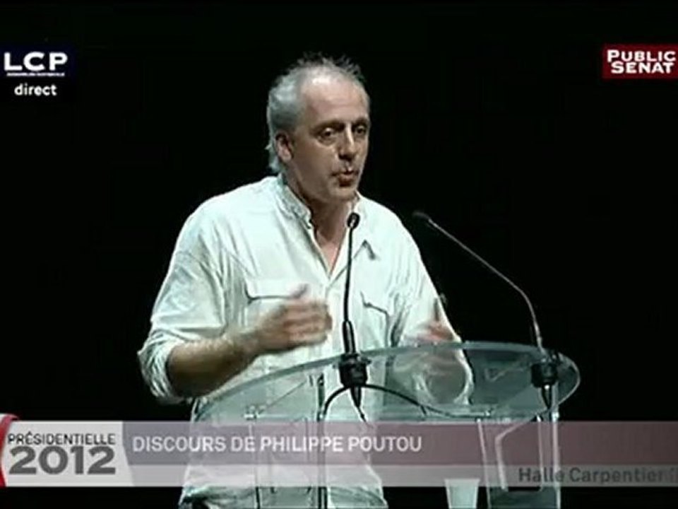 Meeting de Philippe Poutou à Paris sur LCP