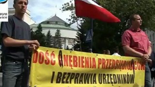 Stop bezprawiu ZUS! - III manifestacja przedsiębiorców oraz Kongresu Nowej Prawicy