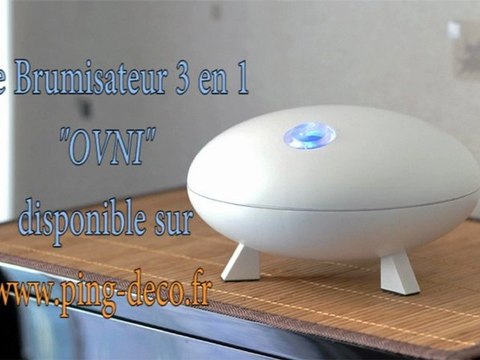 Brumisateur diffuseur ionsieur OVNI - ping-deco.fr