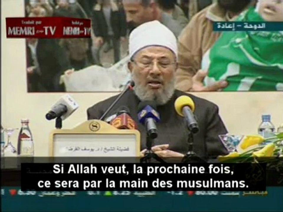 الشيخ القرضاوى و الكراهية واخر تأديب لليهود كان تأديب هتلر والدور على المسلمين