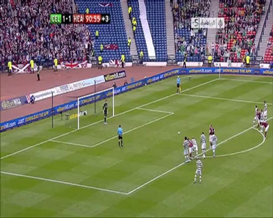 Celtic 2 Hearts 1 - All goals GoloFan.Com April 15, 2012