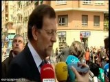 Rajoy visita al Rey, que evoluciona positivamente