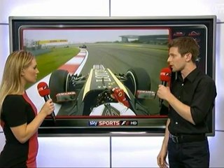 F1 Chinese GP 2012 - Raikkonen vs Webber