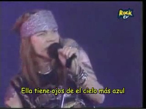 SWEET CHILD O MINE Gun´s & Roses (Subtitulos Español) {Miros Mar}¸.•*¨*• ♪♫
