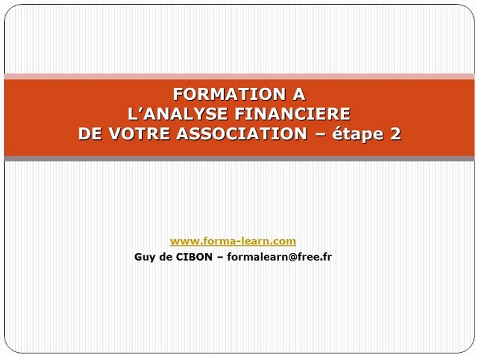 Formation analyse financière de votre association - www.formation-comptabilite.com