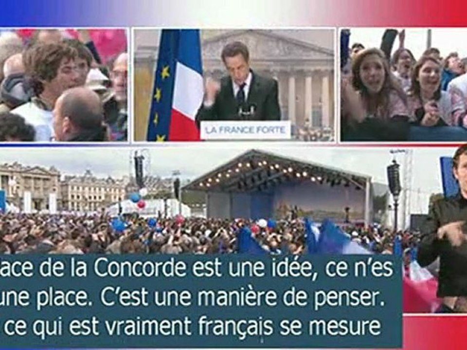 Le discours de Nicolas Sarkozy à la Concorde en intégralité