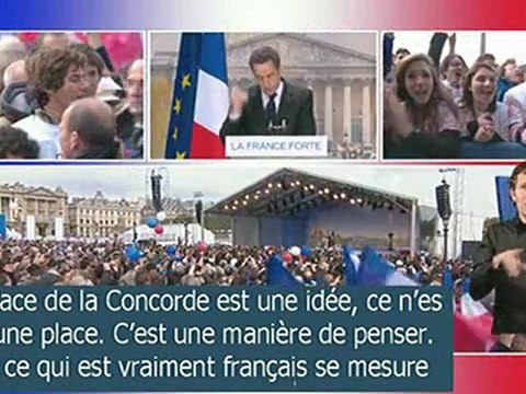 Le discours de Nicolas Sarkozy à la Concorde en intégralité