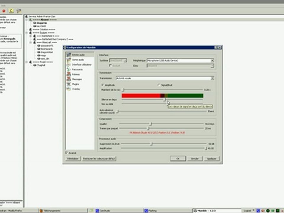 Installer et configurer mumble
