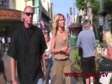 Heidi Klum arrives at the grove