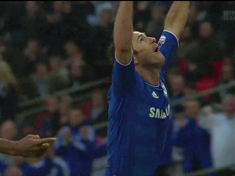Tottenham v Chelsea FA Cup Semi Final - Frank Lampard Free Kick