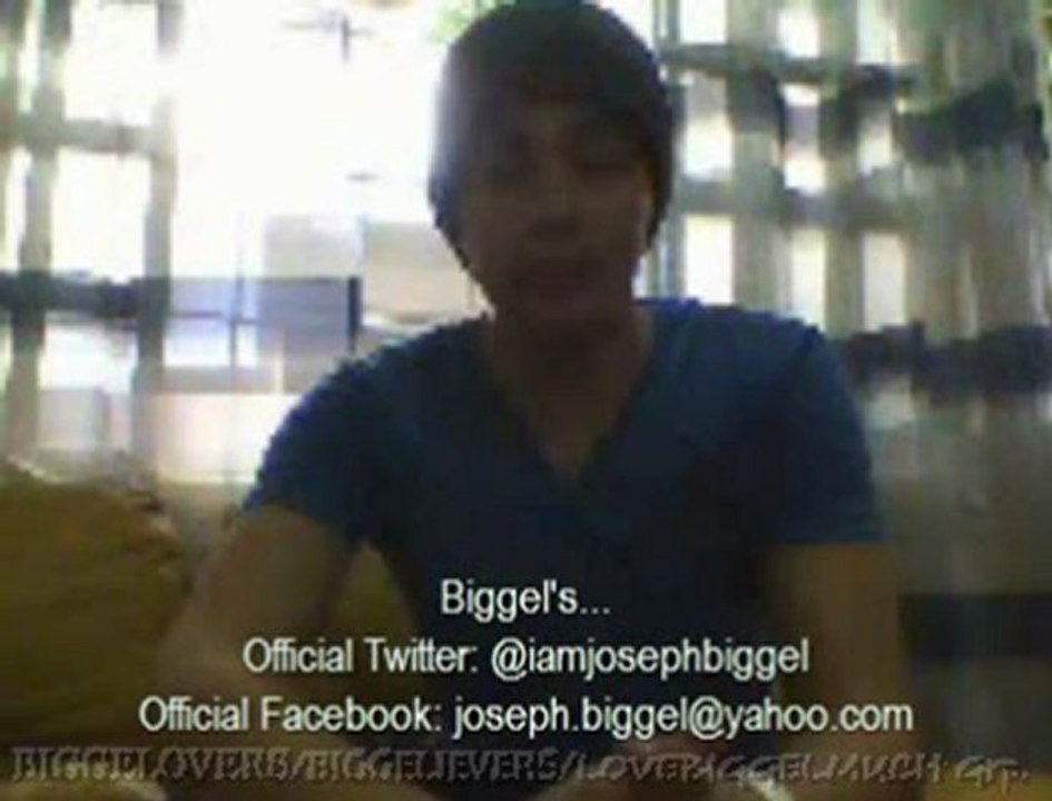 Biggel's video greeting to all his supporters