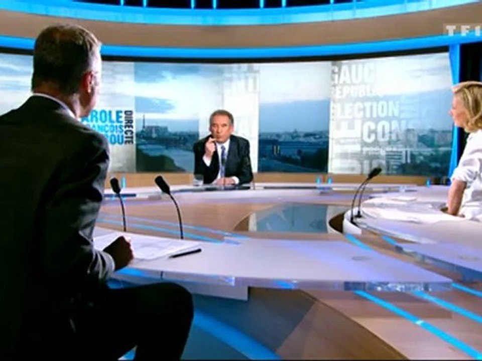 François Bayrou, invité de Parole directe sur TF1 - 150412