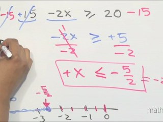 Resolver algebraicamente una desigualdad lineal con una constante (e2) - HD