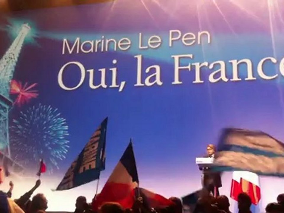 Intervention de Gilbert Collard au meeting du Zenith, 17 avril 2012.