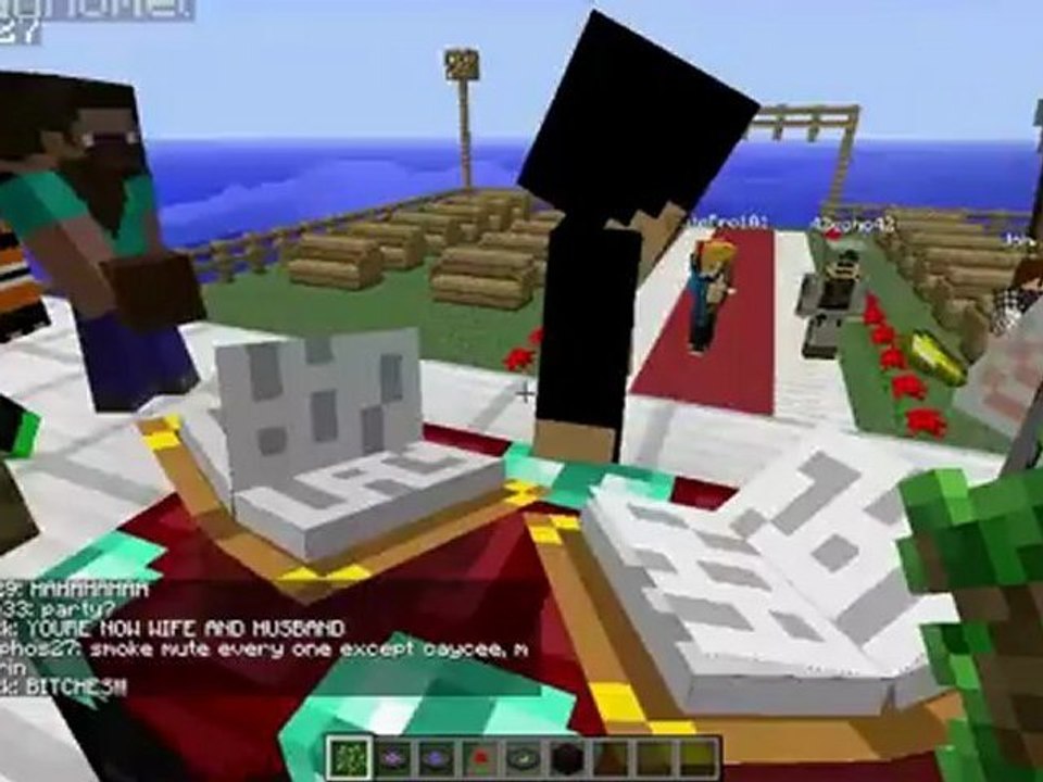 Epic minecraft Wedding