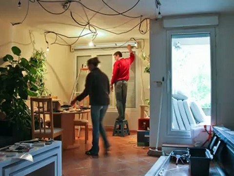 timelaps montage volet roulant