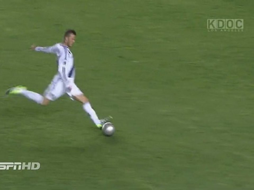 LA Galaxy v Portland Timbers - David Beckham Goal
