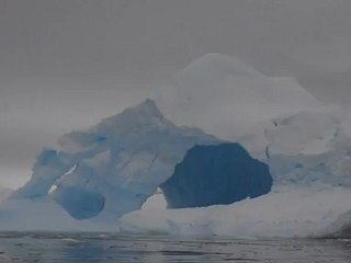 Exploding Iceberg In Antarctica
